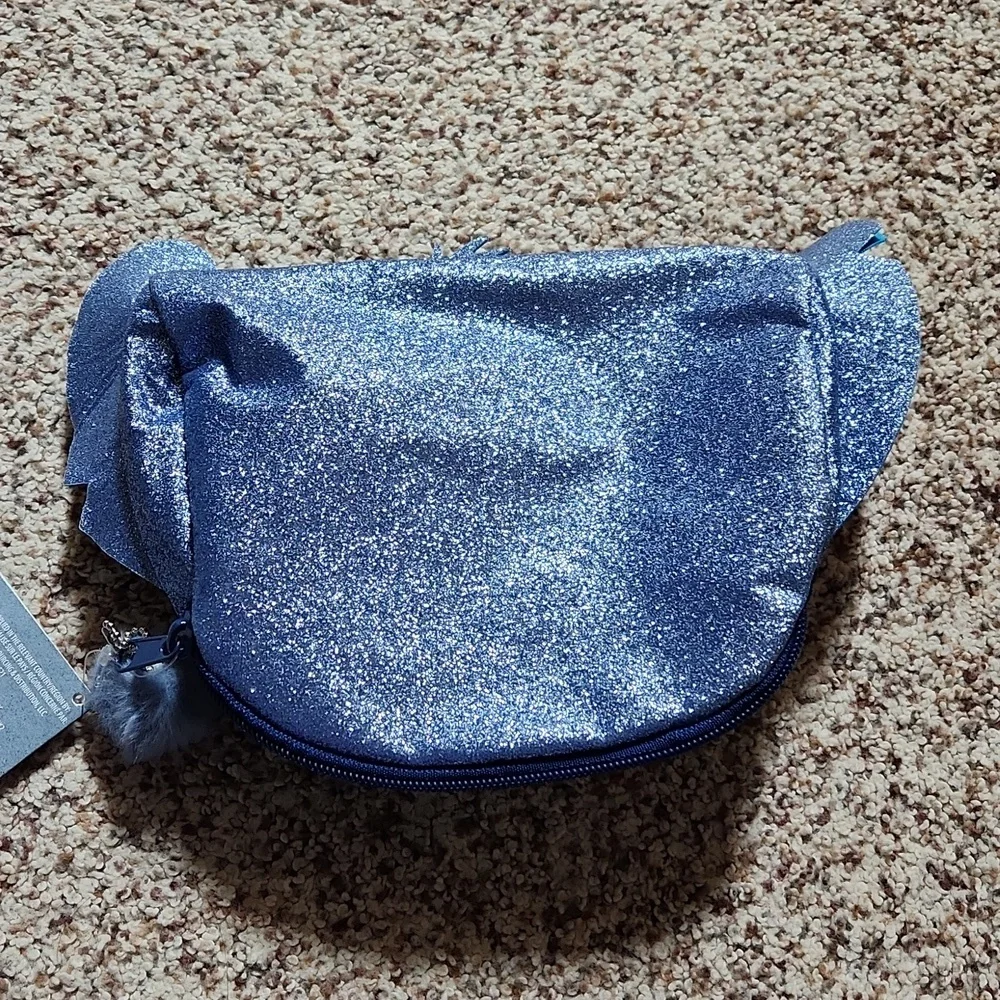 Stitch glitter pencil case